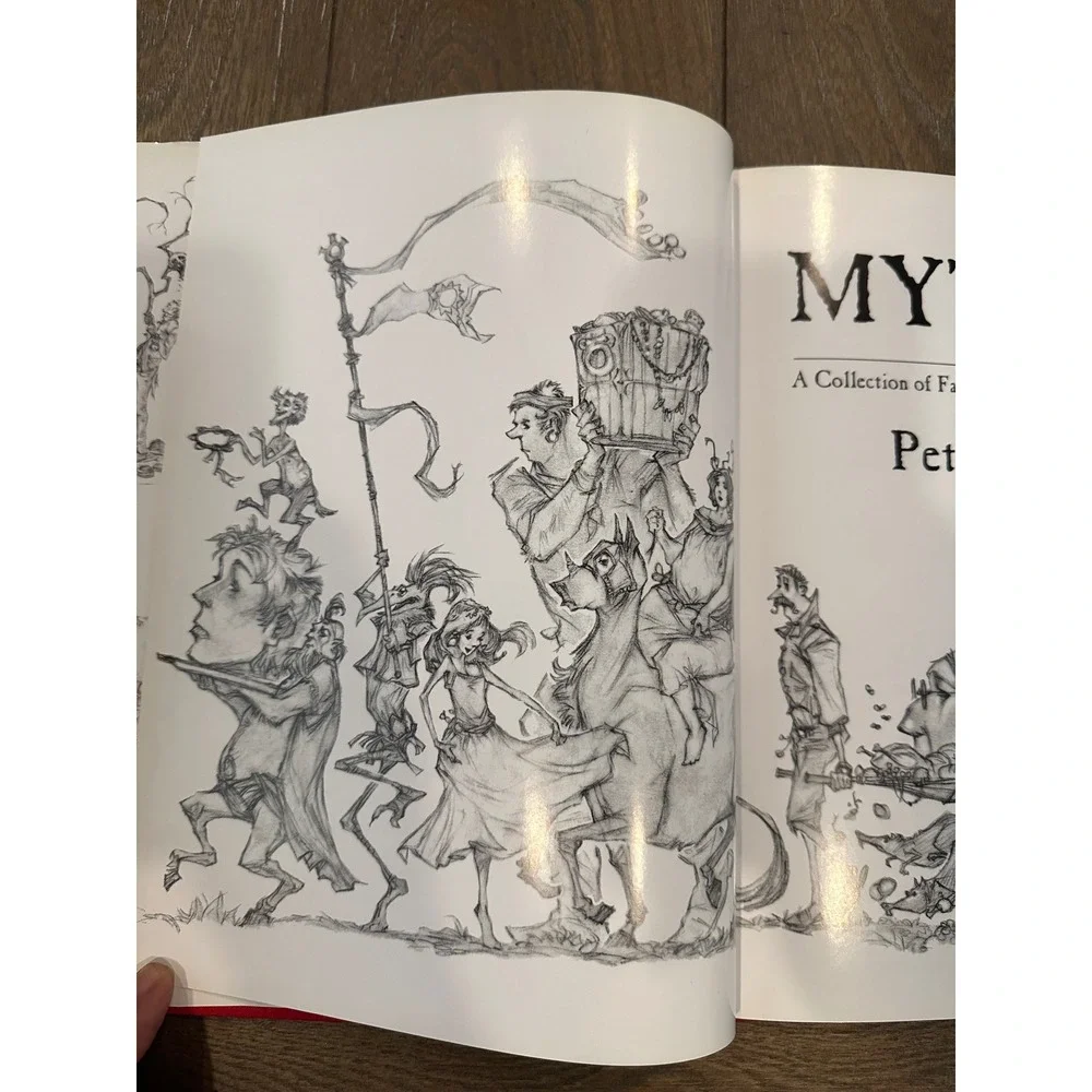 Peter Clarke Mythos Fantastical Drawings and Paintings Art Book Signed